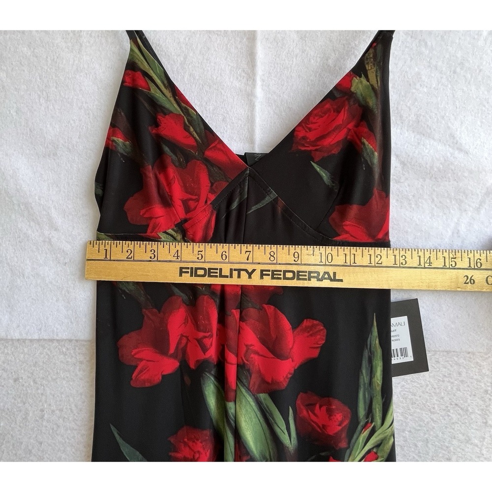 Norma Kamali Slip Jumpsuit in Blooming Roses Wide-Leg size Small NWT - Picture 7 of 13